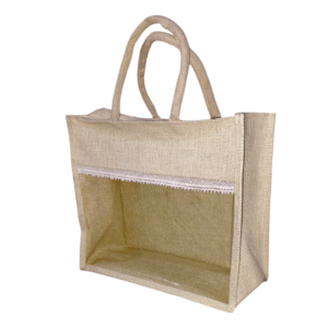 Jute window bag
