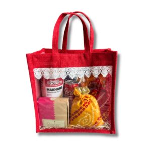 Red windows jute
